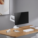 Alterzone Arm Luxe Heavy-duty Single Monitor Arm, White Alterzone Arm Luxe Heavy-duty Single monitorarm, vit