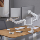 Alterzone Arm Luxe Heavy-duty Single Monitor Arm with Laptop Tray, White Alterzone Arm Luxe Heavy-duty Single monitorarm med laptopbricka, vit