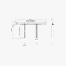 Alterzone Sound TV-attached Soundbar Bracket with Depth Adjustment Alterzone Sound TV-attached Soundbar Bracket with Depth Adjustment