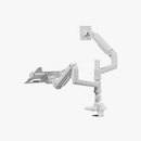 Alterzone Arm Luxe Heavy-duty Single Monitor Arm with Laptop Tray, White Alterzone Arm Luxe Heavy-duty Single monitorarm med laptopbricka, vit