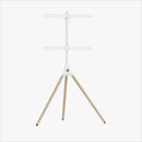 Alterzone Trio Easel TV Floor Stand for 45"-65" TVs, White - DELENordic.com Alterzone Trio TV-lattiajalusta 45