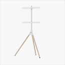 Alterzone Trio Easel TV Floor Stand for 45"-65" TVs, White - DELENordic.com Alterzone Trio TV-lattiajalusta 45