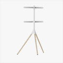Alterzone Trio Easel TV Floor Stand for 45"-65" TVs, White - DELENordic.com Alterzone Trio TV-lattiajalusta 45