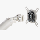 Alterzone Arm Duo Aluminum Monitor Arm, White - DELENordic.com Alterzone Arm Duo monitorarm i aluminium för dubbla 17