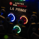 Asetek SimSports® Orange Button Sticker Sheet - DELENordic.com Asetek SimSports® Button Sticker Sheet