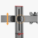 Alterzone Pro Duo Gaming Monitor Stand, Black - DELENordic.com Alterzone Pro Duo gamingmonitorstativ för dubbla 17