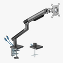 Alterzone Arm One USB Aluminum Monitor Arm, 2 x 3.0 USB Ports, Space Gray - DELENordic.com Alterzone Arm One USB monitorarm i aluminium för 17