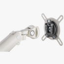 Alterzone Arm One USB Aluminum Monitor Arm, 2 x 3.0 USB Ports, White - DELENordic.com Alterzone Arm One USB monitorarm i aluminium för 17