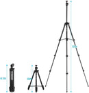 ZOMEi T50 Portable Tripod, Black - DELENordic.com ZOMEi T50 Portable Tripod, Black