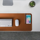 Alterzone Pad Desktop Sustainable Vegan Leather Surface, Cognac Brown - DELENordic.com Alterzone Pad desktop hållbar vegansk läderyta, konjaksbruna