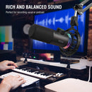Fifine x DELE K658 USB Dynamic RGB Microphone Bundle for Gaming and Streaming - DELENordic.com Fifine K658 USB Dynamic RGB Microphone