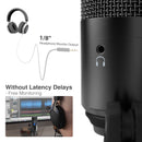 Fifine x DELE K670B USB Condenser Microphone, Black edition - DELENordic.com Fifine K670B USB Condenser Mikrofon, svart edition