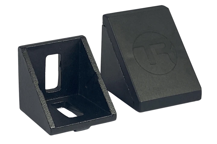 Trak Racer 40mm 8mm Slot Aluminum Corner Bracket & Cap - DELENordic.com Trak Racer 40MM 8MM Slot Aluminum Corner Bracket & Cap