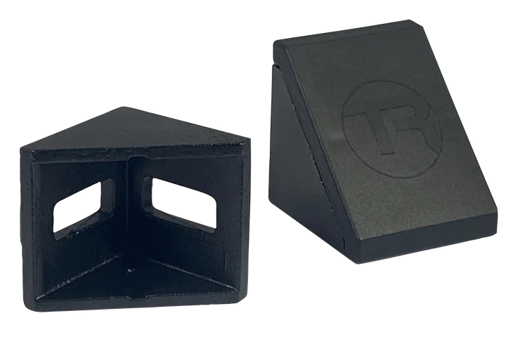 Trak Racer 40mm 8mm Slot Aluminum Corner Bracket & Cap - DELENordic.com Trak Racer 40MM 8MM Slot Aluminum Corner Bracket & Cap
