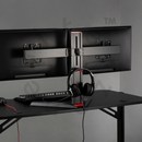 Alterzone Pro Duo Gaming Monitor Stand, Black - DELENordic.com Alterzone Pro Duo gamingmonitorstativ för dubbla 17